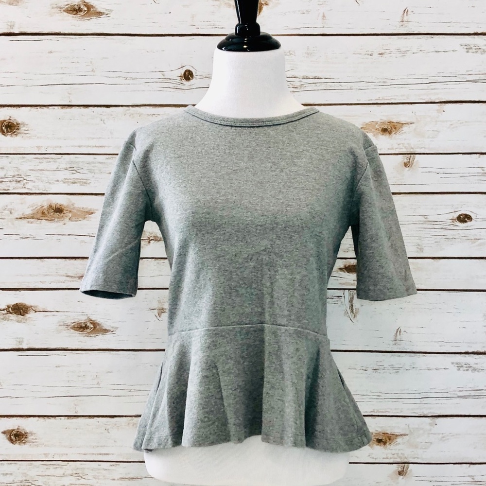 * Gap • Short Sleeve Peplum Top